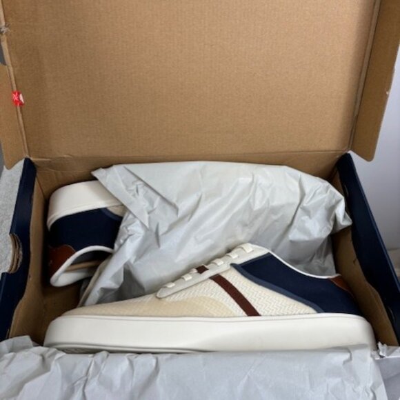 Cole Haan Men's Grand Crosscourt Winner Sneaker Ivory/Navy/Tan Size 13 NWB - Picture 14 of 16